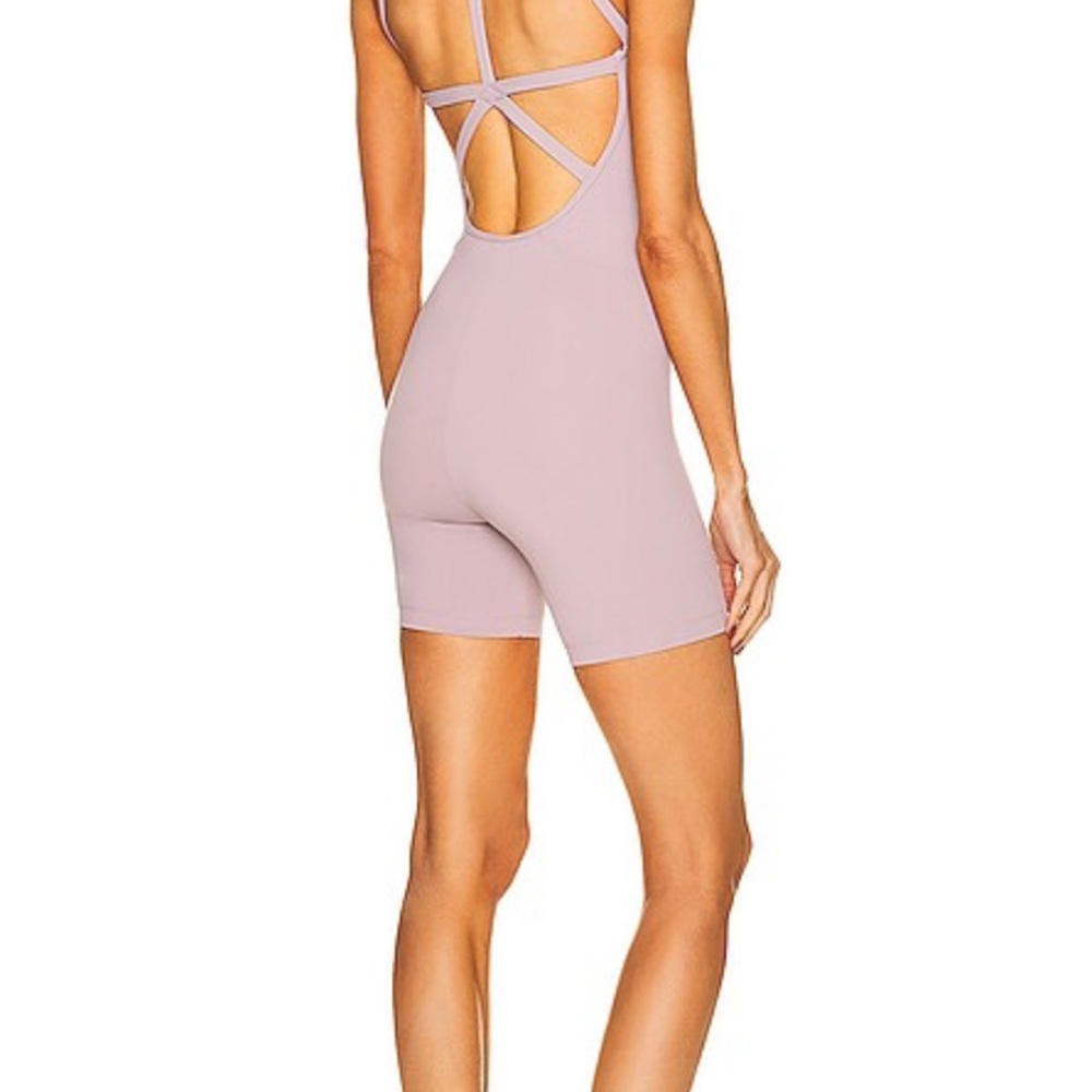 Koral Tan Bodysuit with Strappy Back Design
